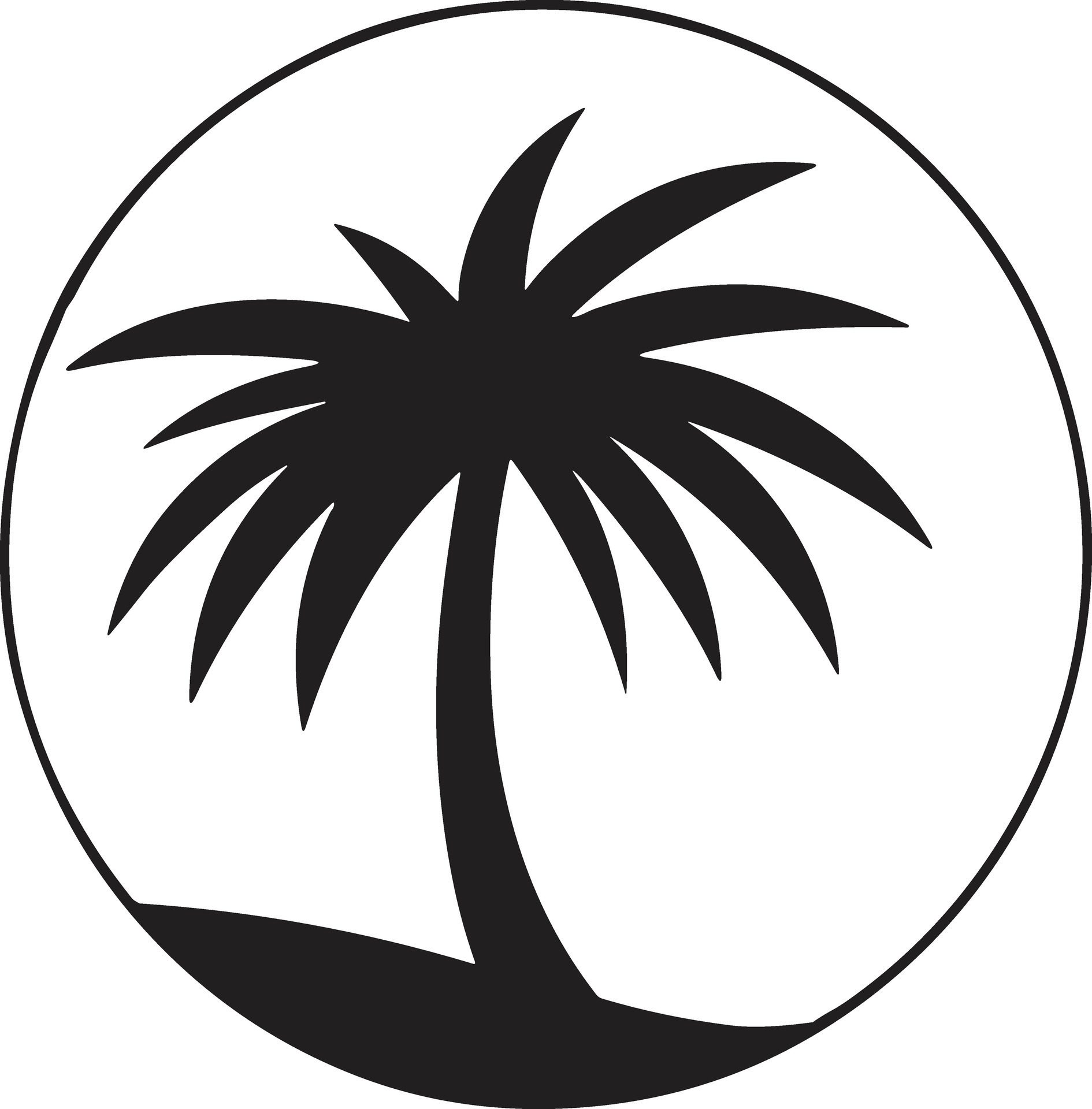 Ai-generated-coconut-tree-or-sea-logo-in-the-concept-of-tourism-in-vintage-style-free-vector