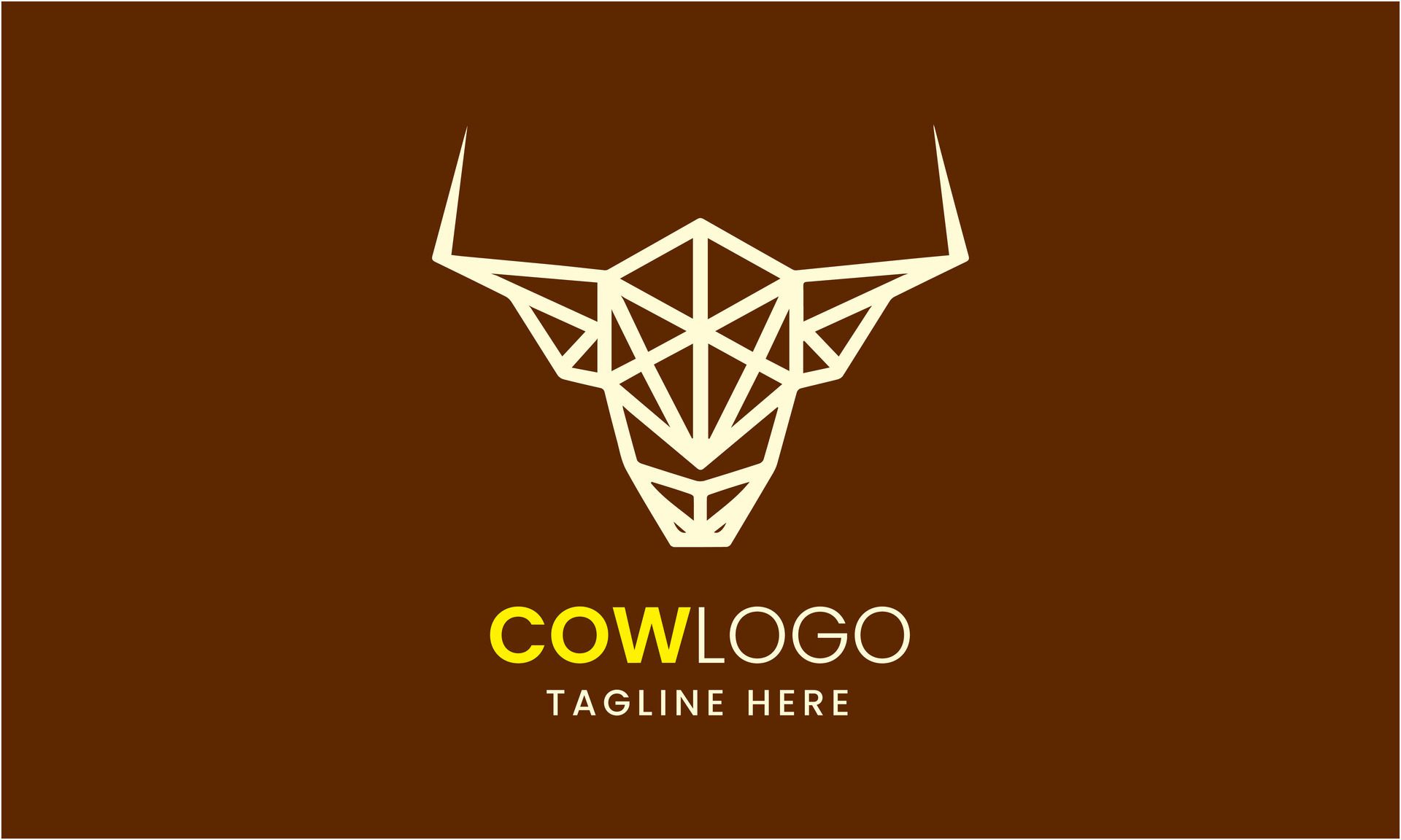Ai-generated-cow-minimalist-logo-design-template-idea-free-vector