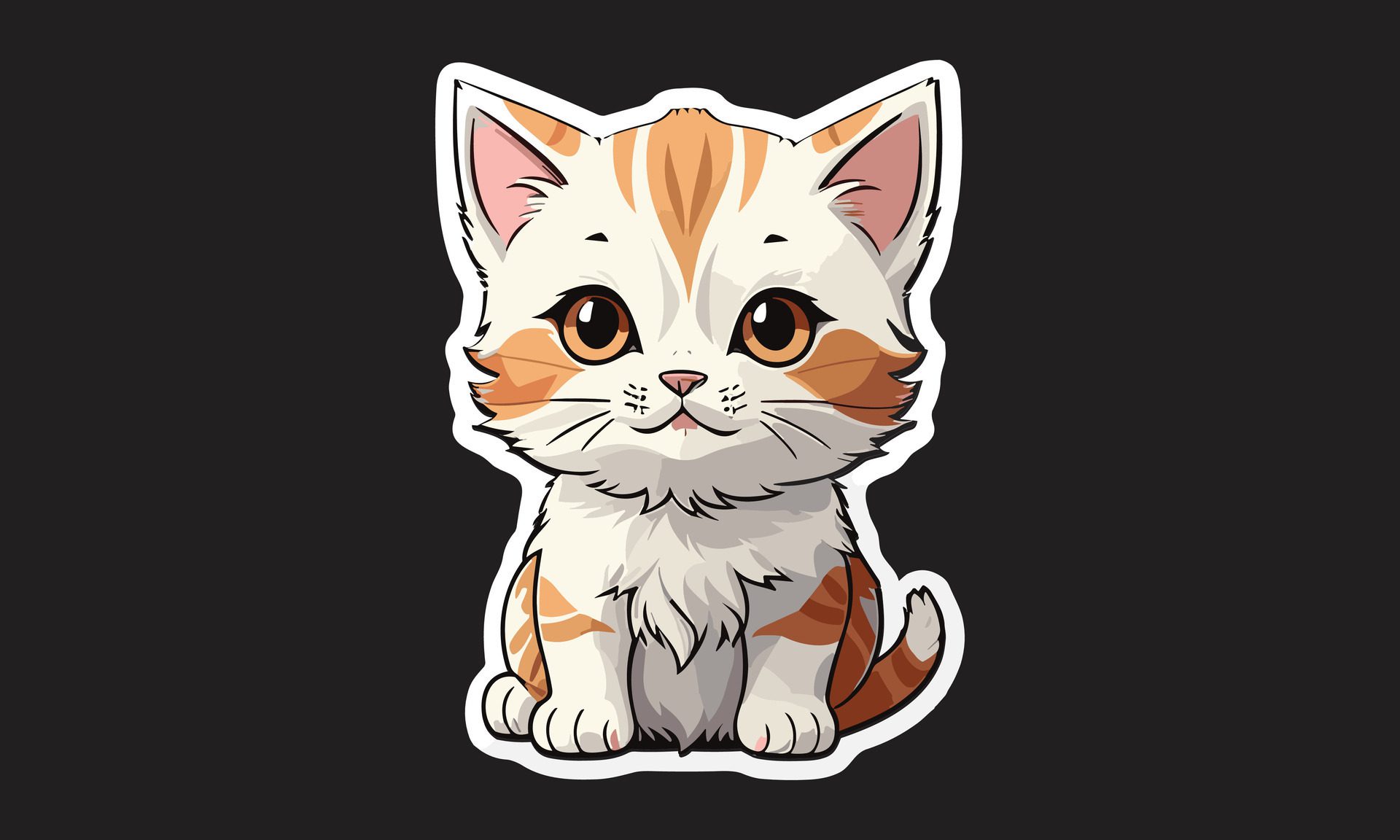 Ai-generated-cute-cat-design-ai-generated-free-vector
