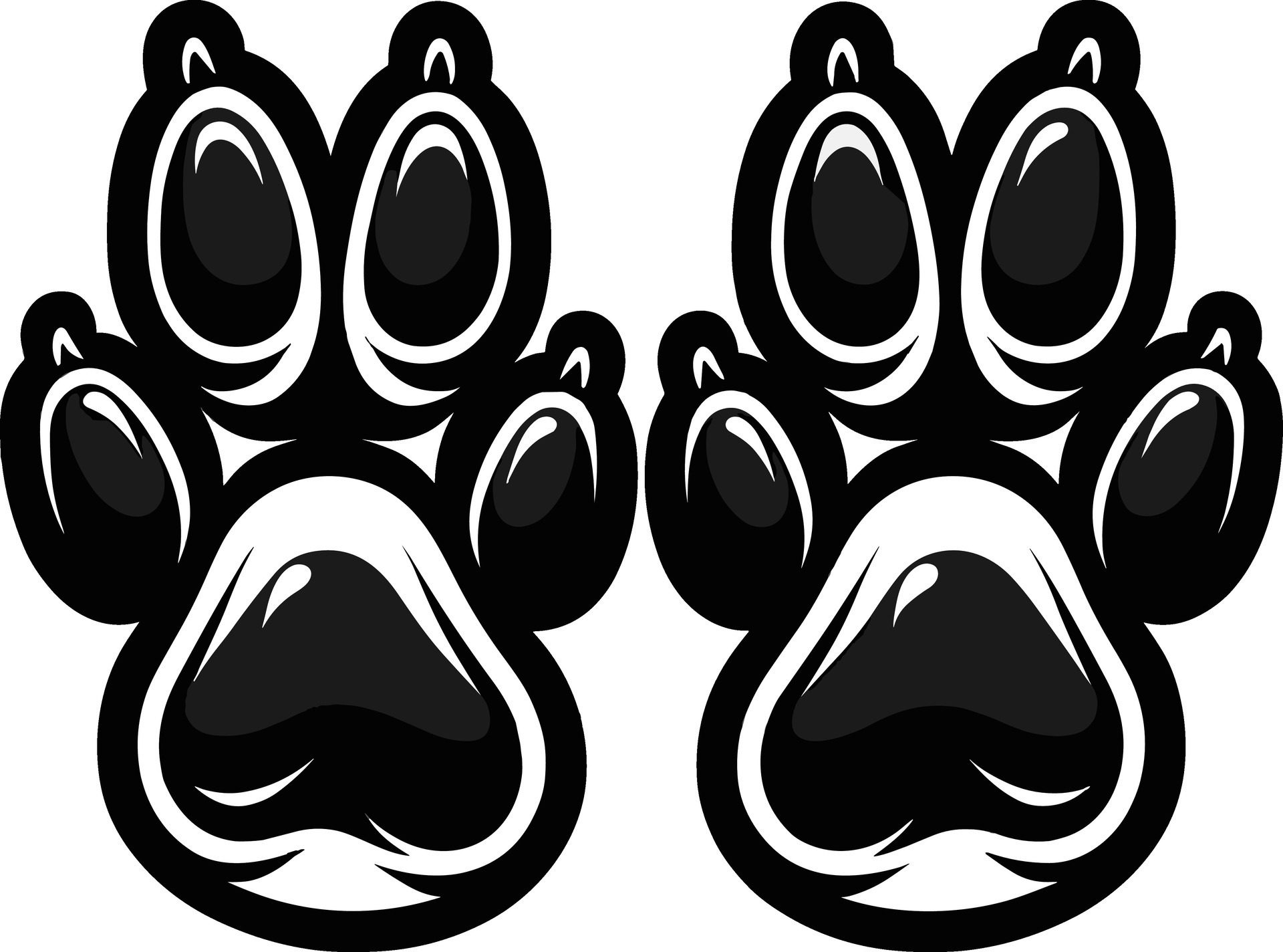 Ai-generated-dog-paw-clipart-illustration-free-free-vector