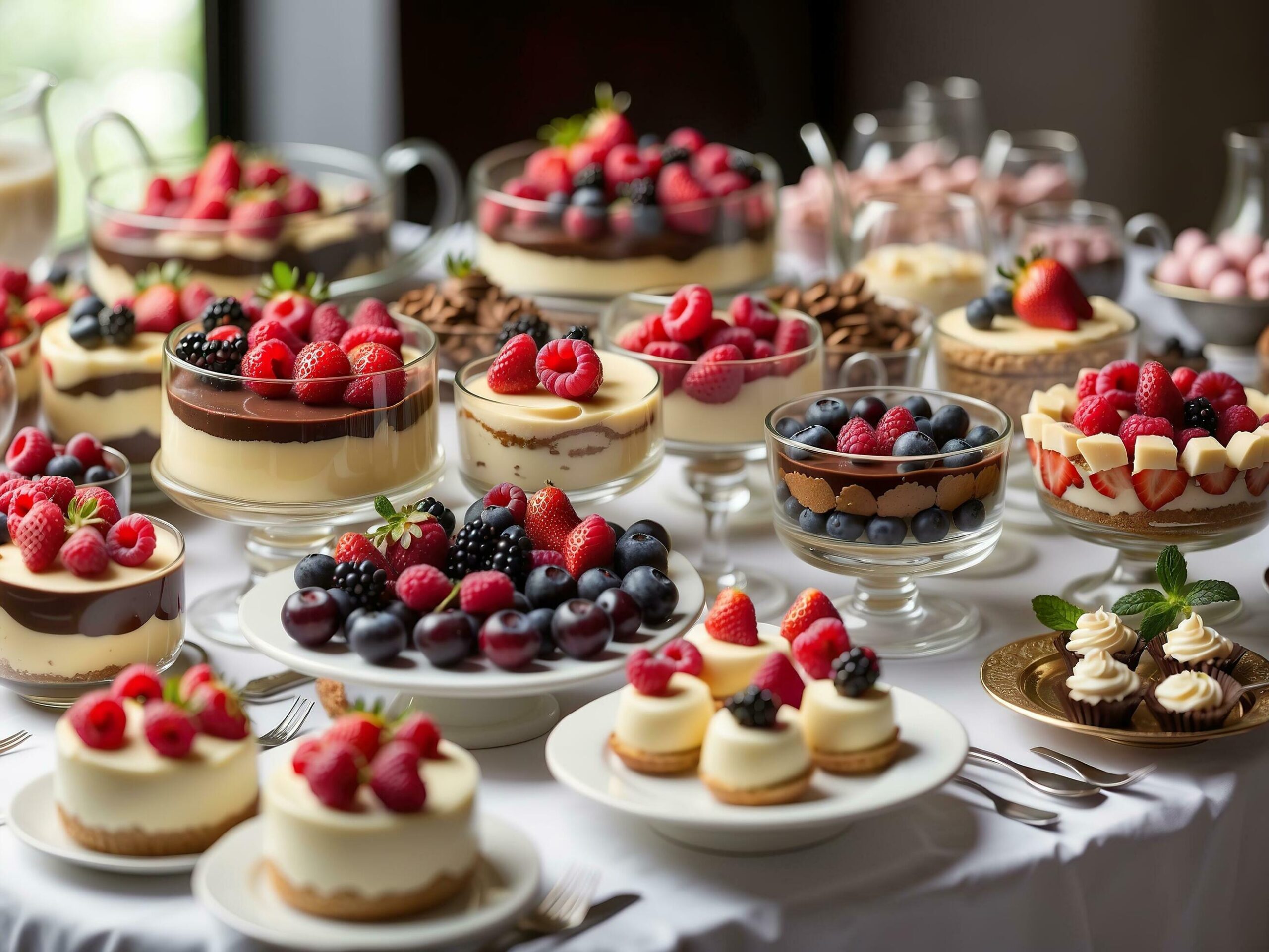 Ai-generated-gourmet-food-on-table-free-photo