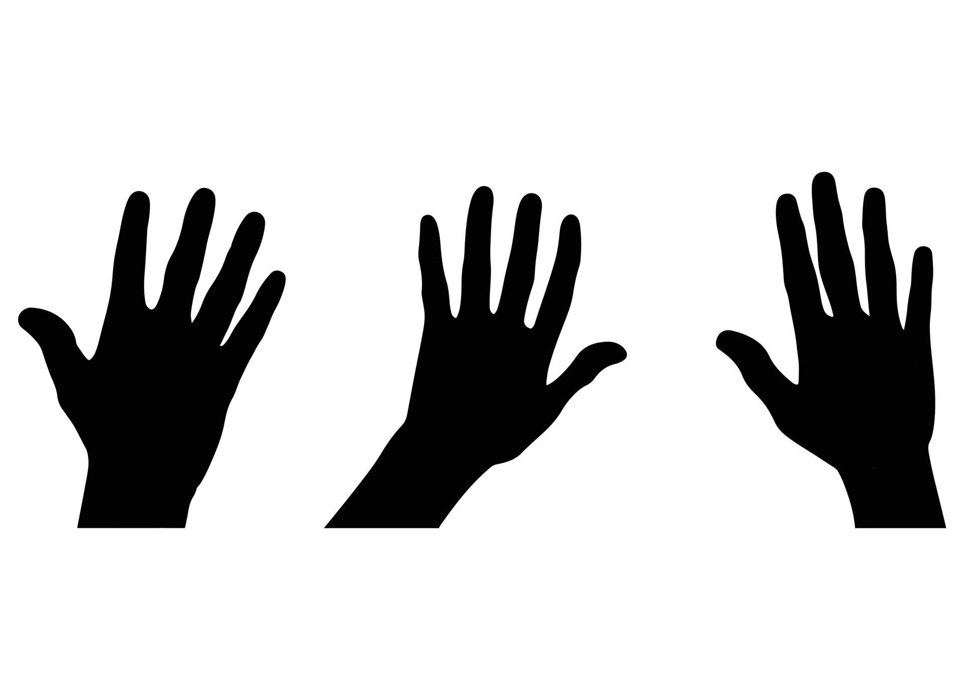 Ai-generated-hand-illustration-isolated-on-white-background-free-vector