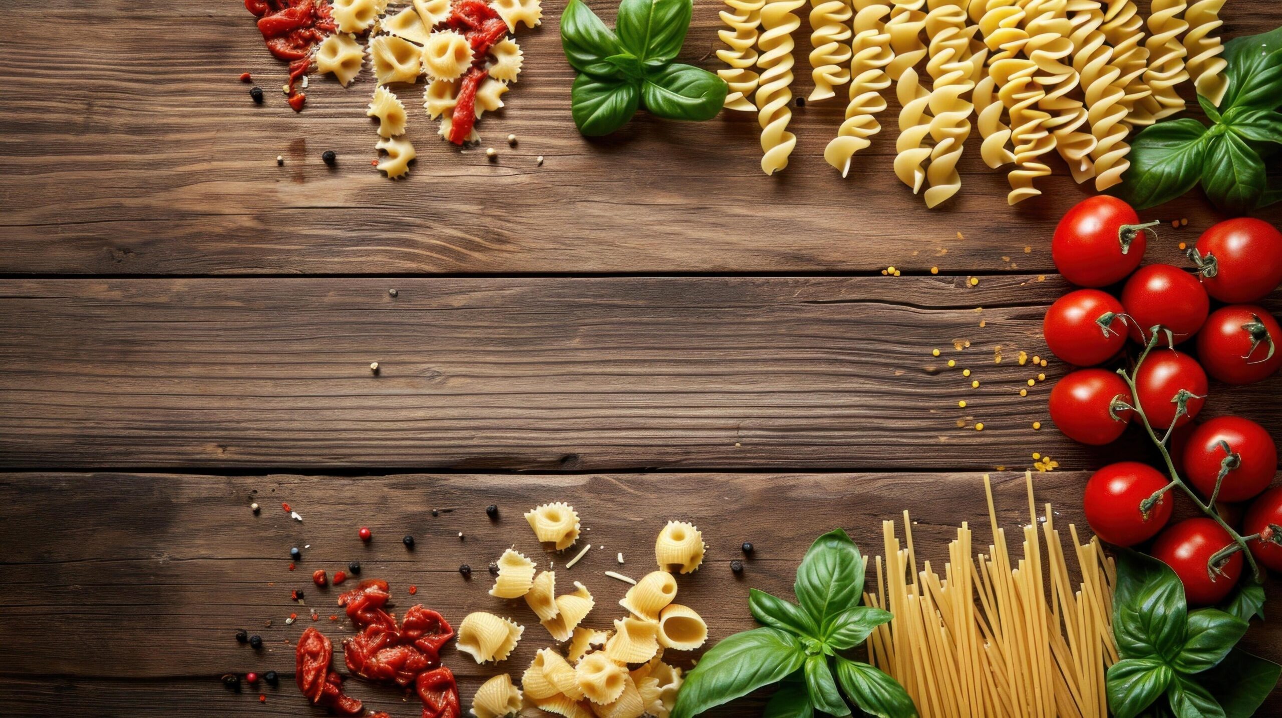 Ai-generated-italian-pasta-advertisment-background-with-copy-space-free-photo