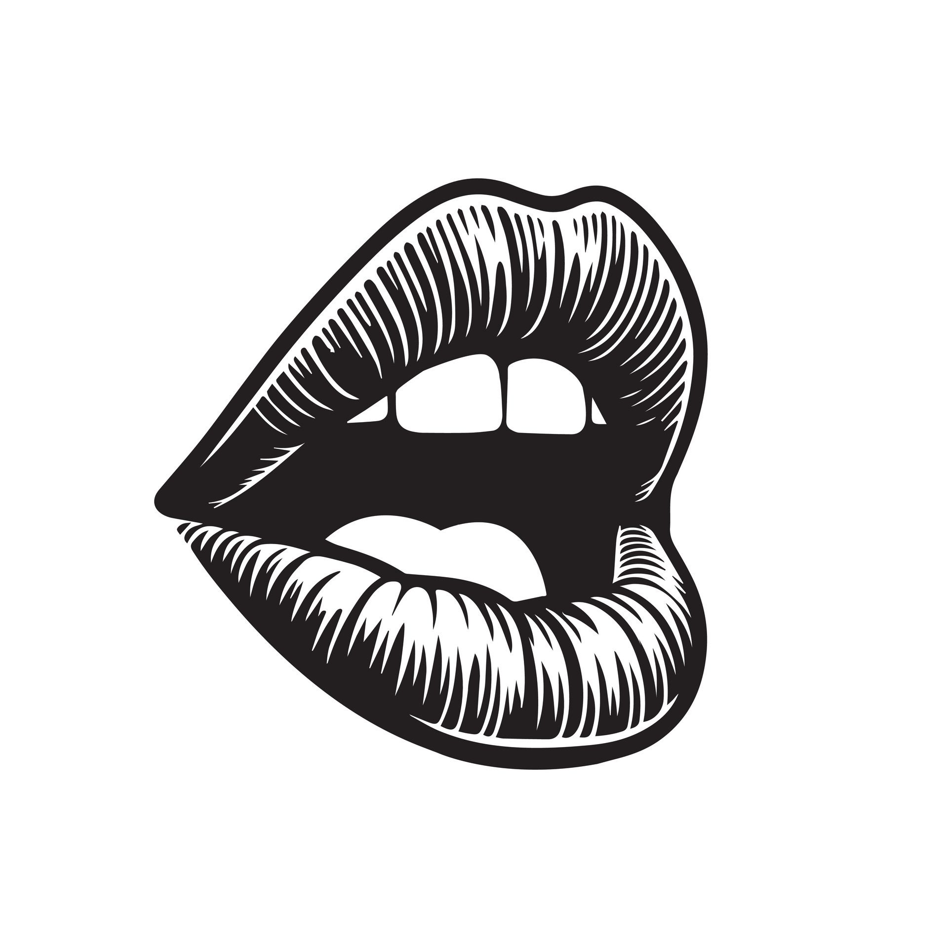 Ai-generated-lips-positioned-as-if-in-the-middle-of-lip-syncing-to-a-song-free-vector