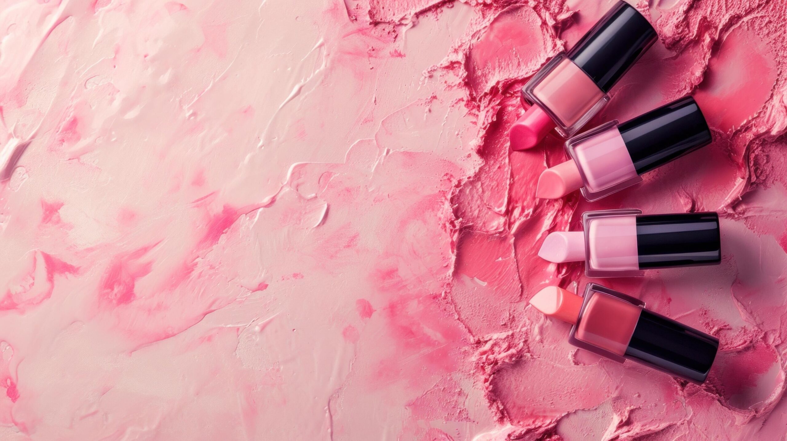 Ai-generated-nail-polish-advertisment-background-with-copy-space-free-photo
