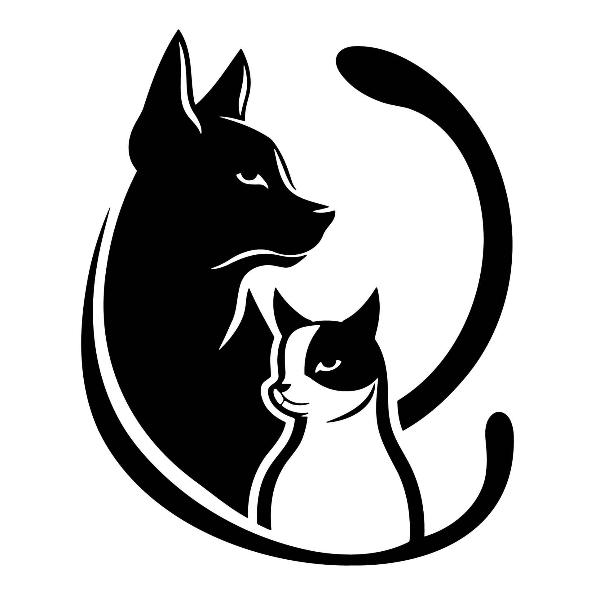 Ai-generated-simple-cat-logo-illustration-free-vector