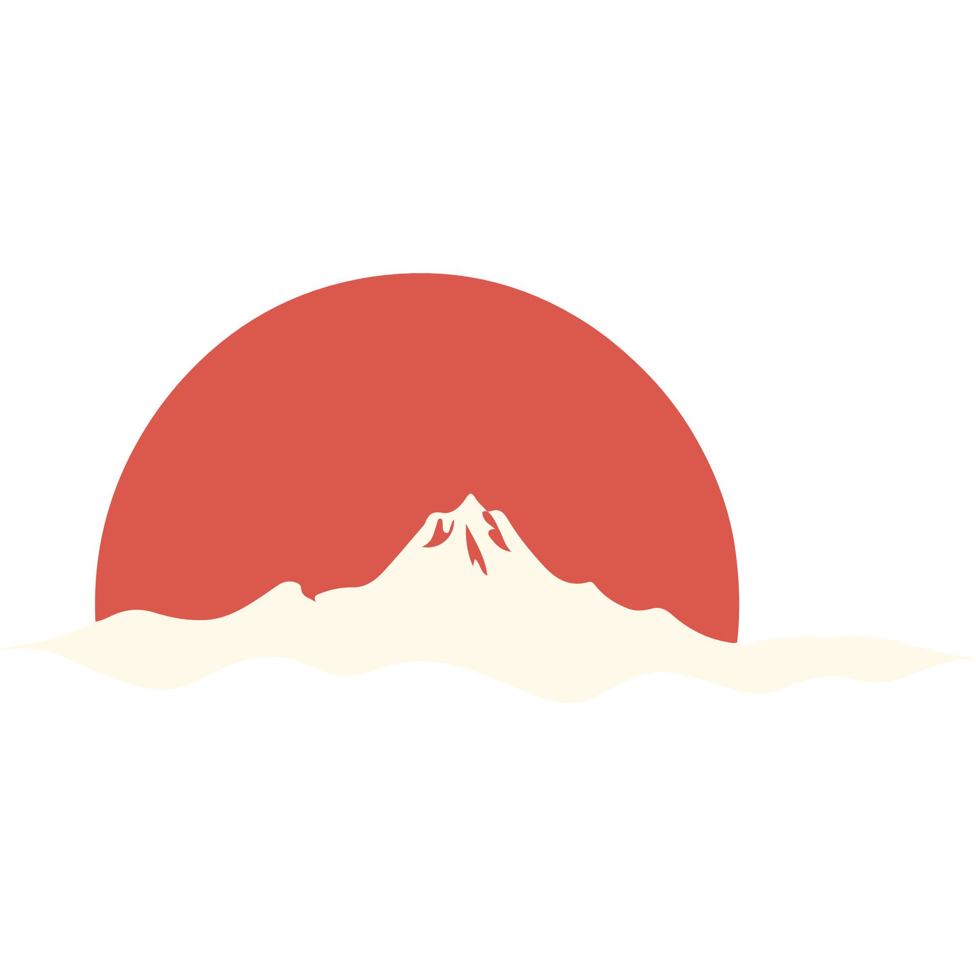 Ai-generated-simple-mountain-logo-illustration-free-vector