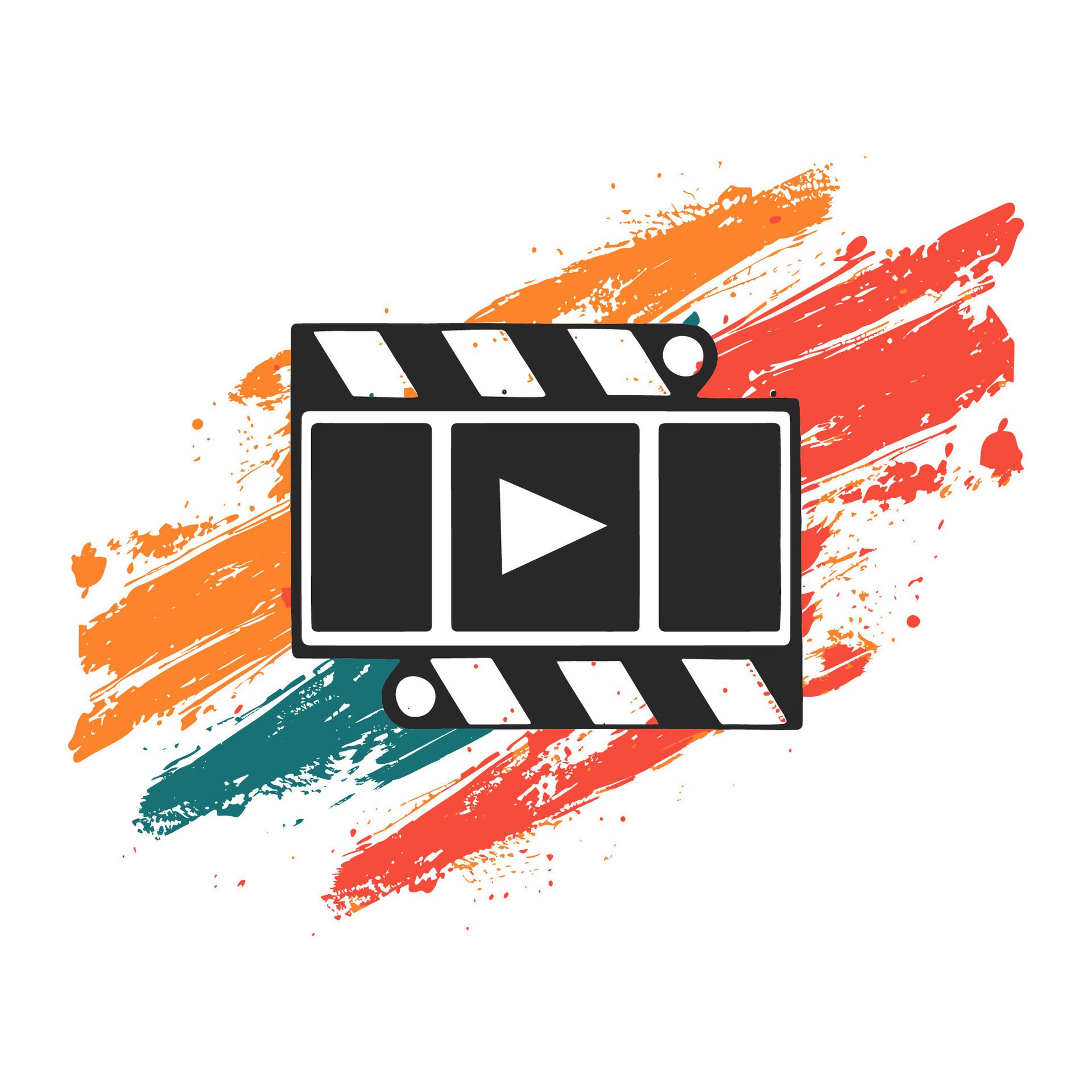Ai-generated-simple-movie-logo-illustration-free-vector