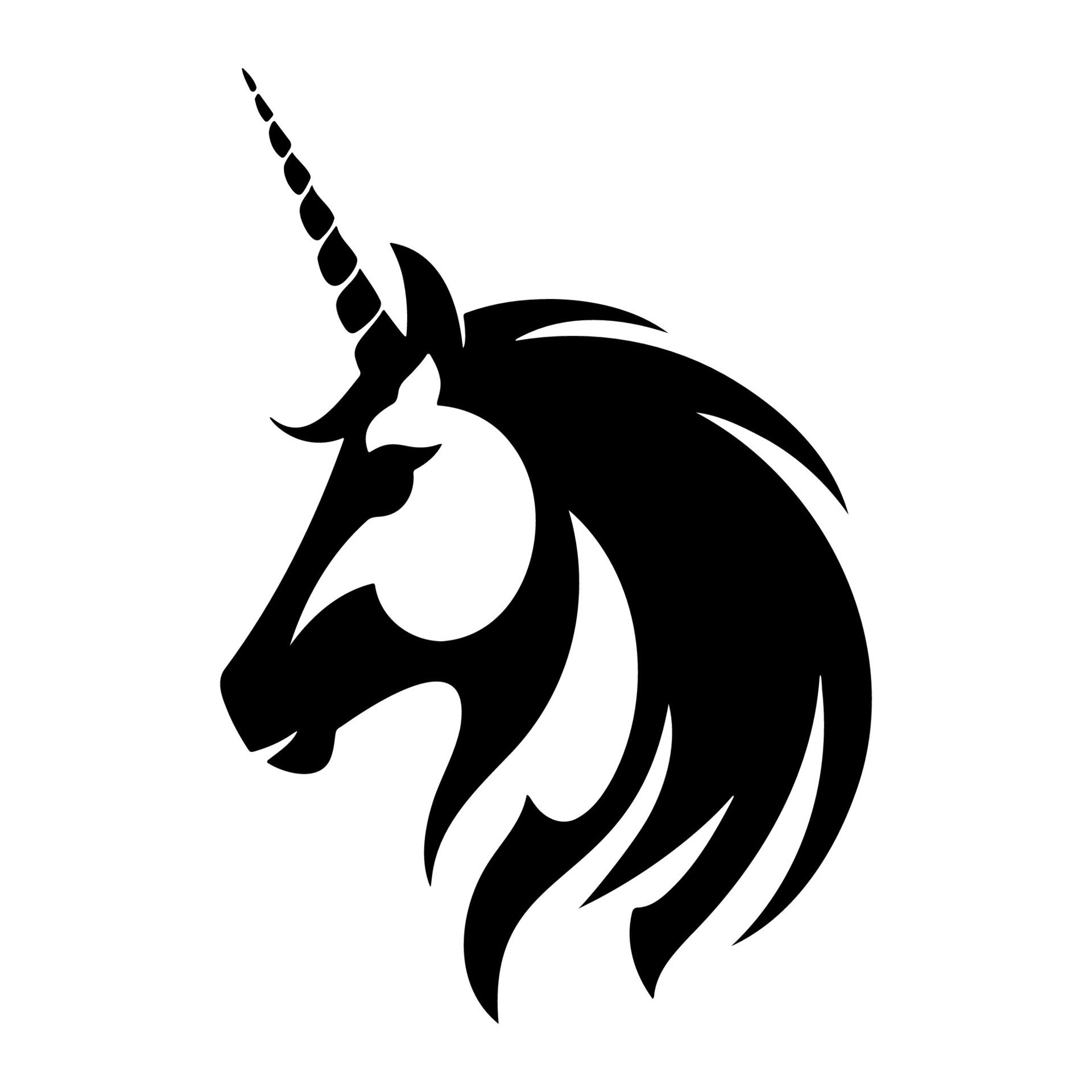 Ai-generated-simple-unicorn-logo-illustration-free-vector