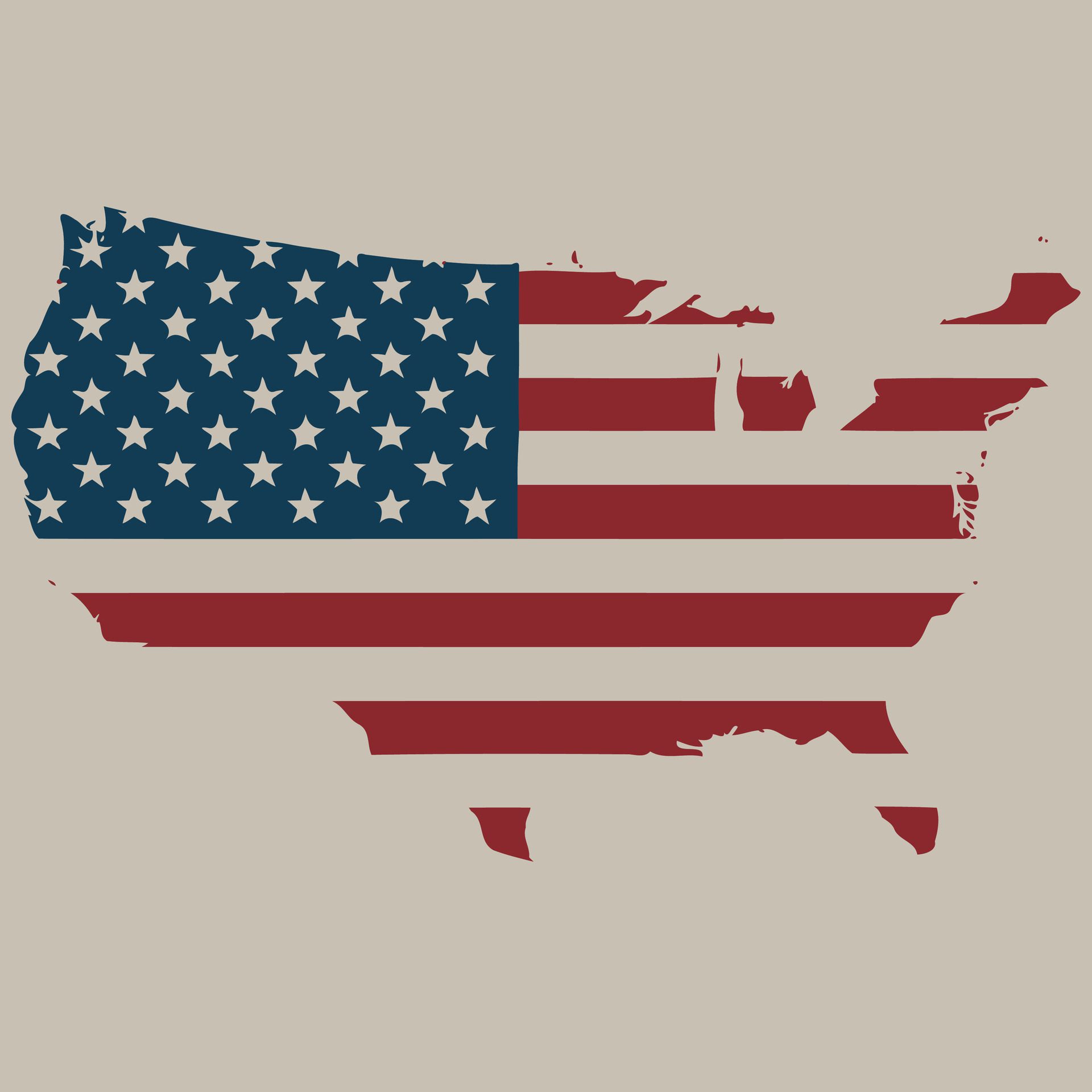 Ai-generated-usa-map-with-usa-flag-ai-generative-free-vector