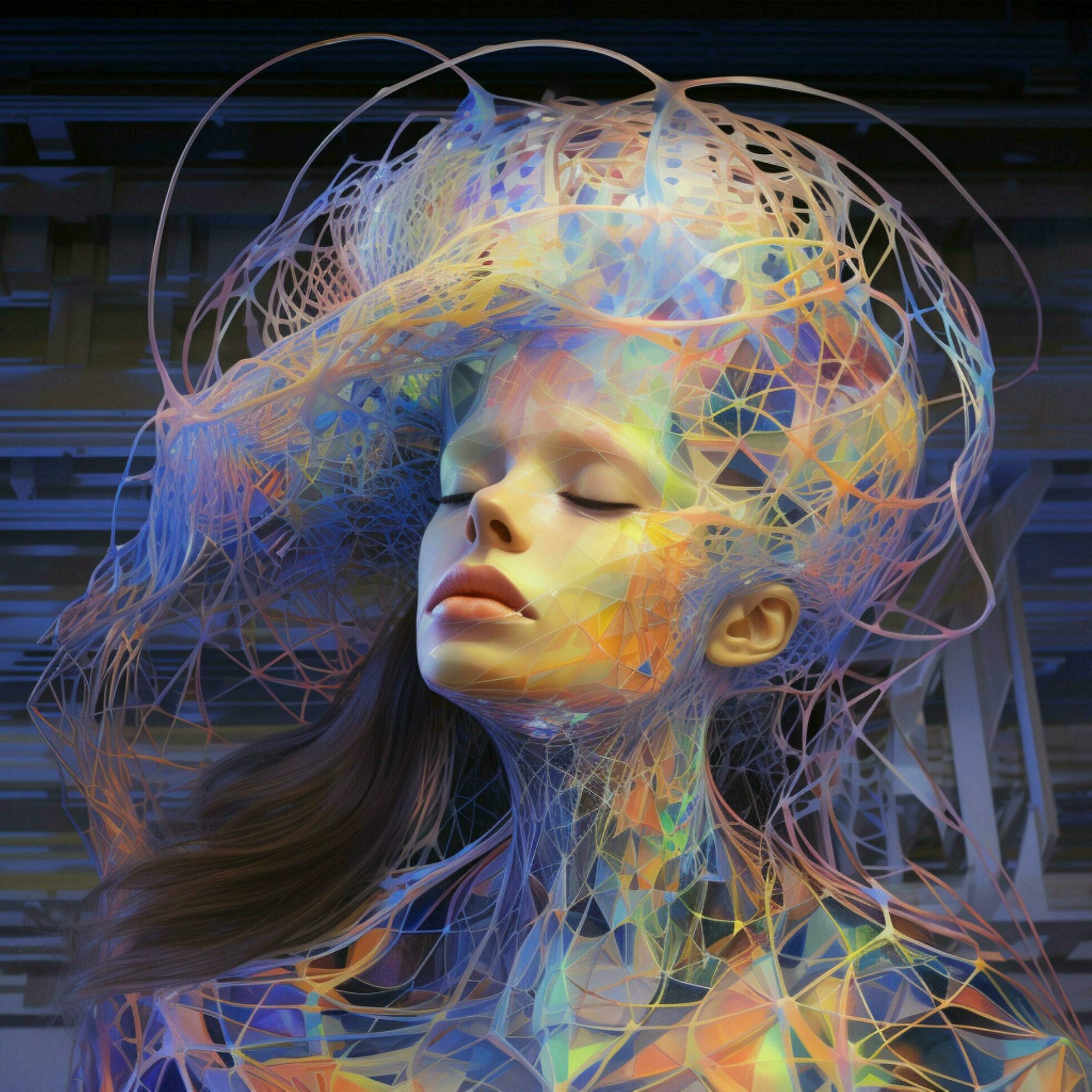 Artificial-noise-giving-birth-to-captivating-digital-disto-free-photo