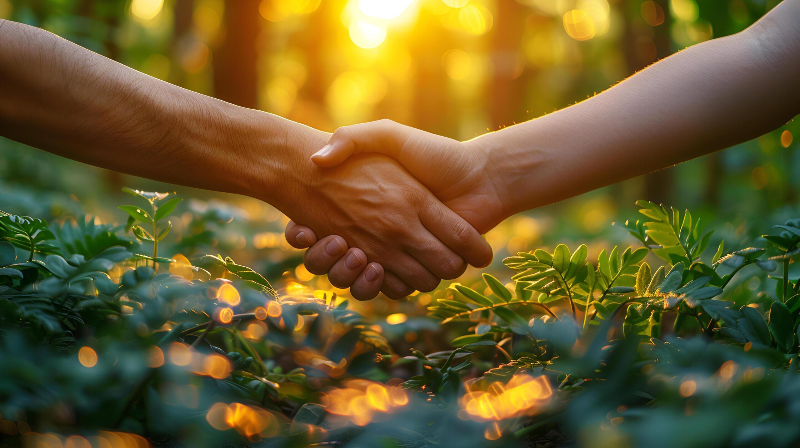 Close-up-mans-are-holding-hands-to-create-friendship-and-unity-with-natural-sunlight-and-environment-international-day-of-friendship-ai-generated-free-photo