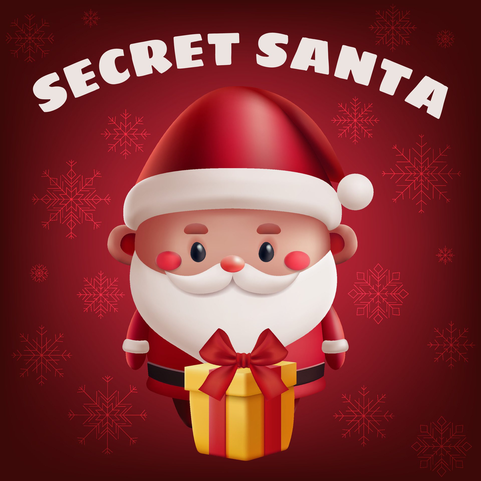 Cute-3d-secret-santa-claus-illustration-with-a-gift-for-christmas-happy-holiday-banner-with-festive-design-perfect-for-greetings-and-invitations-not-ai-generated-free-vector