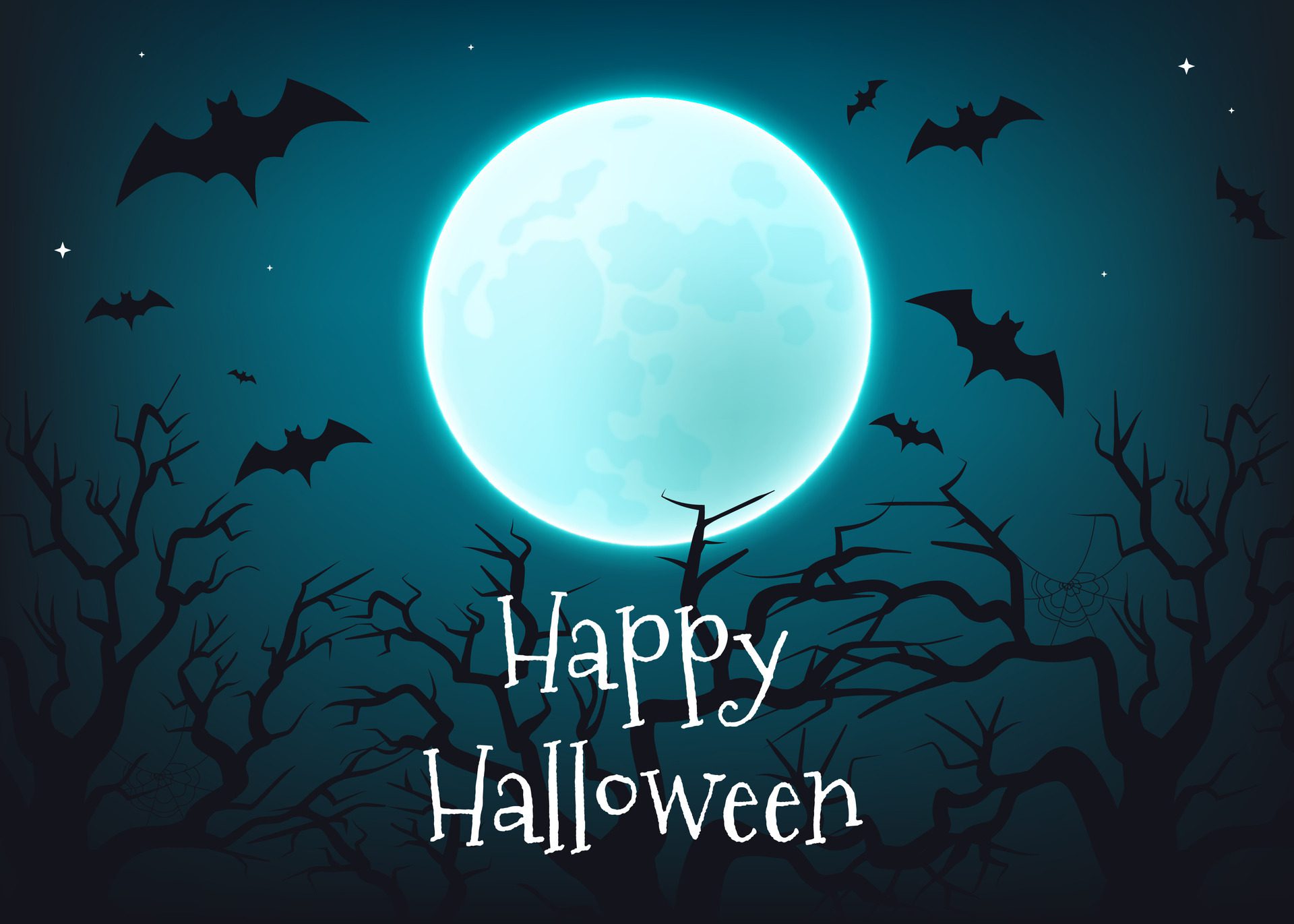 Eerie-atmosphere-of-happy-halloween-illustration-a-spooky-moonlit-night-featuring-a-haunting-tree-bats-and-a-full-moon-perfect-for-party-invitations-and-posters-not-ai-generated-free-vector