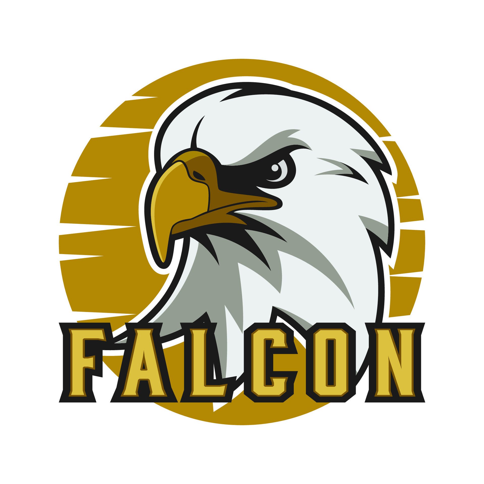 Falcon-head-mascot-logo-free-vector