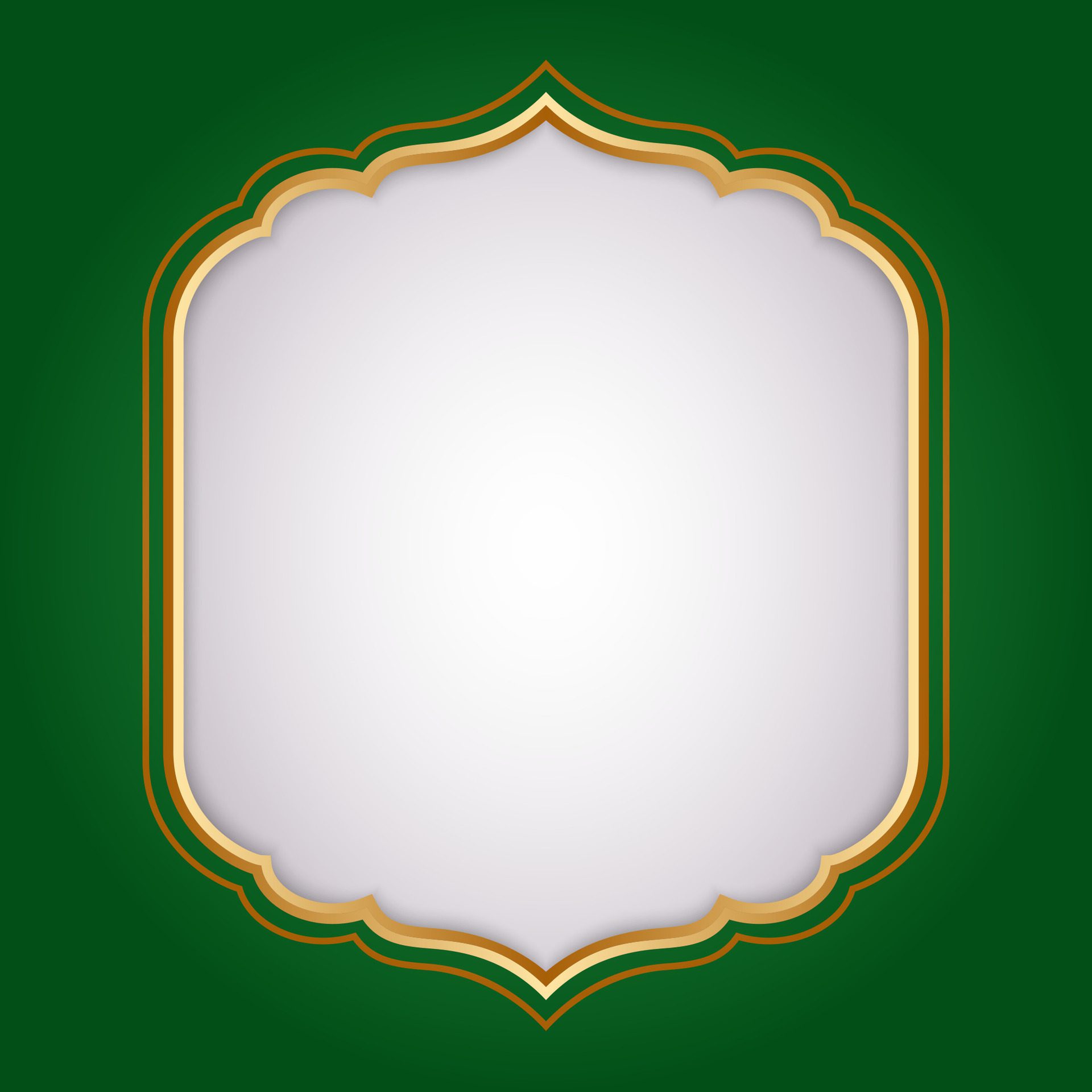 Luxury-frame-islamic-decorated-free-vector