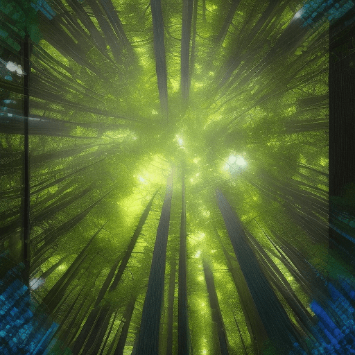 A beautiful forest, in front of, *very extreme long shot, pictures of beautiful backgrounds where space plants grow in hyperrealistic, cinematic, rich colors and pastel tones. You have to be symmetrical, creative, and feel like a greek mural, add glittering stars and planets, geometrically, completely left-right symmetrical, the composition, color, and cinematic expression are wes anderson style