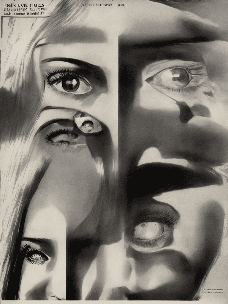 Hyper realistic girl in space behind, watching in eyes, daylight, indirect lighting, ad magazine, frank lloyd, eames, mies van der rohe