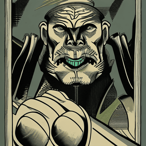 Red goblin shaman by francesco francavilla