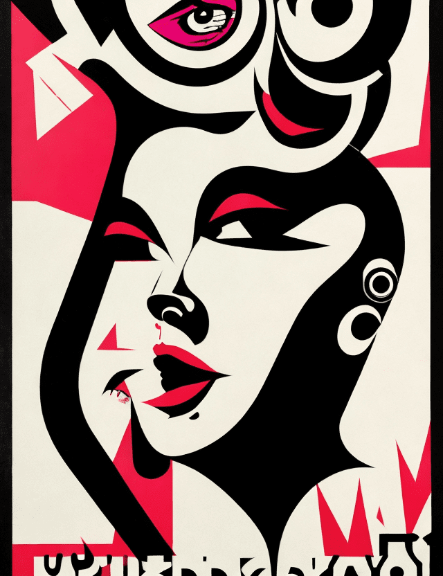 Unapologetic, perfectcore, bizarre, freaky graphic poster, lust, futuristic, propaganda, strong graphic, line, behance, award - winning, extraordinary, modern, screen print, old paper background, use many shapes, no frames, surrealism matte background melting oil on canvas,