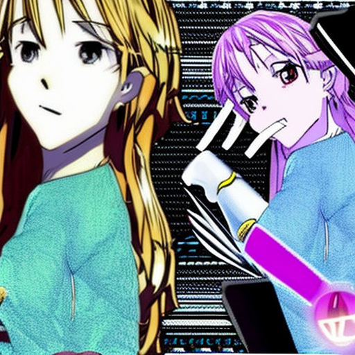 Dos chicas gal estilo anime , chica gal yamamba morena de pelo blanco y maquillaje exagerado y chica gal himekaji rubia con pestañas positizas