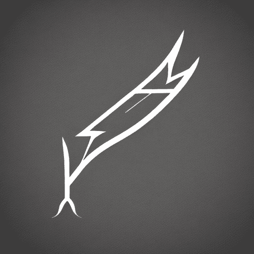 Vector graphic logo of rising arrow , simple minimal --no realistic photo details