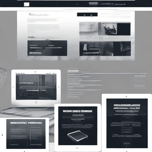 Website wireframe