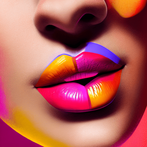 Woman, portrait, vivid color, plump lips, (3d:1. 15) , octane,