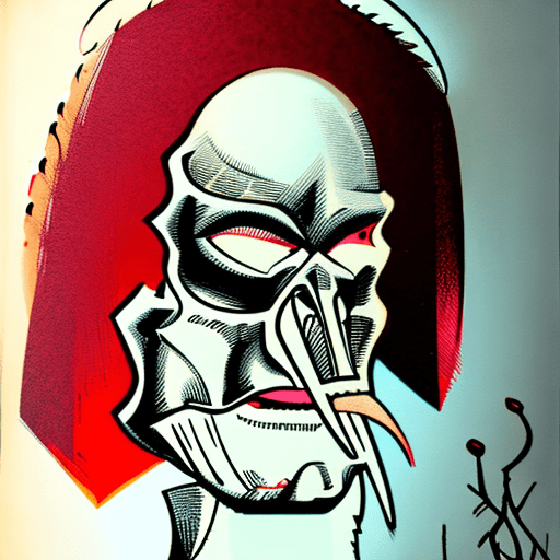 Red goblin shaman art by francesco francavilla