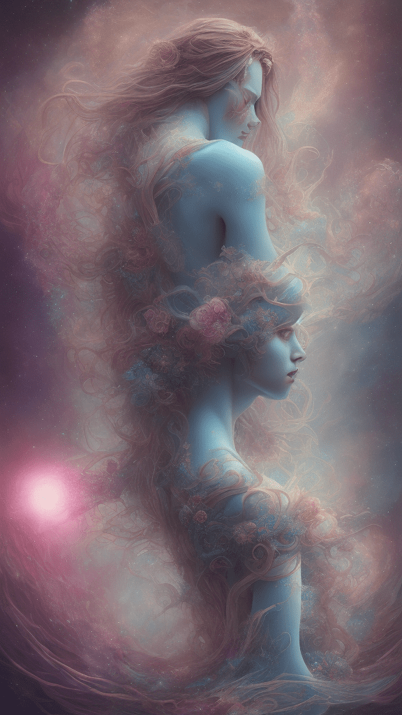 Photo illustration from a world in the clouds, in the style of tanya shatseva, the stars art group (xing xing) , meghan howland, dark indigo and light cyan, mind-bending sculptures, realistic hyper-detail, fluid simplicity