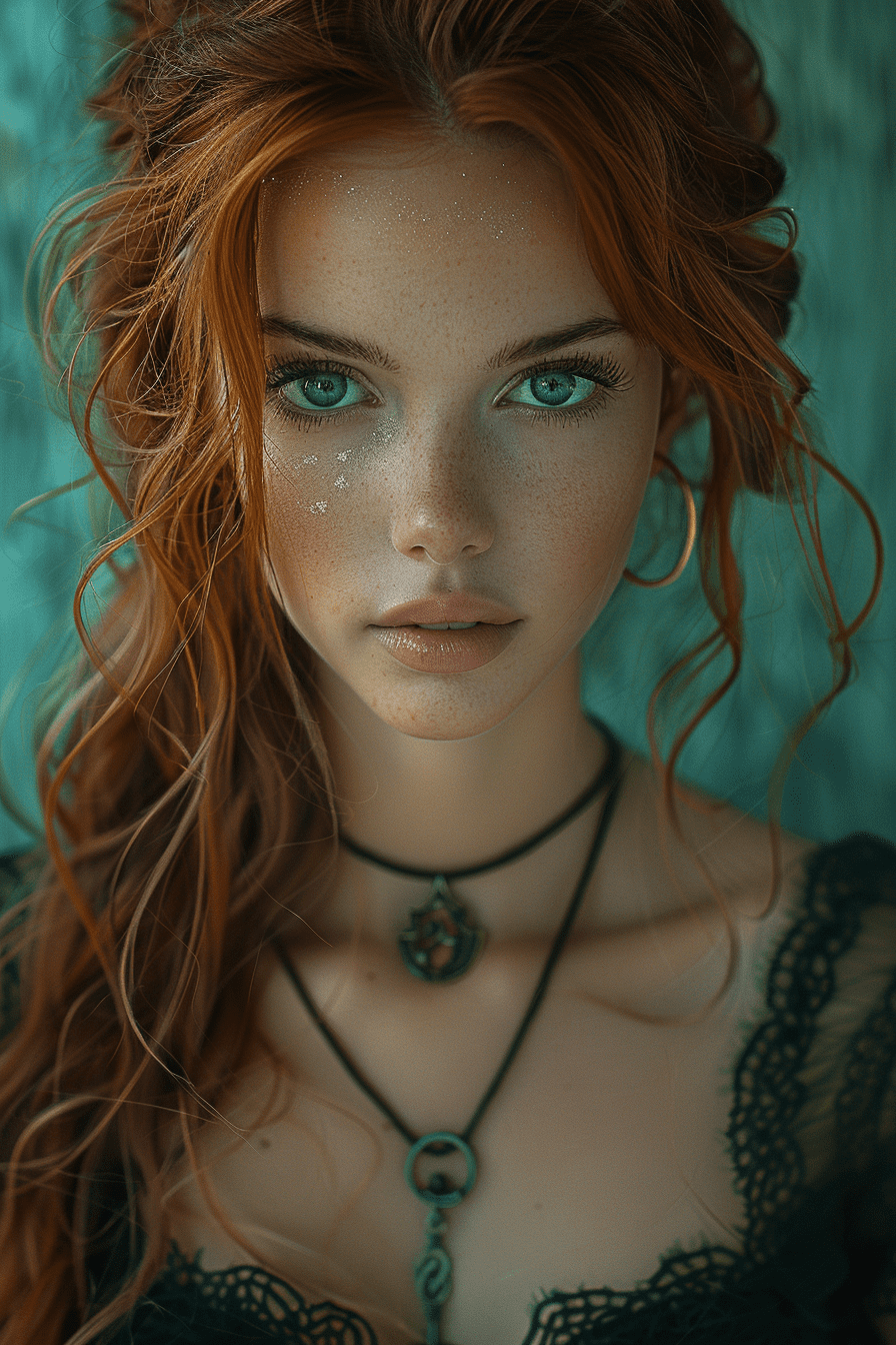 A beautiful celtic goddess, in the style of luis royo, in the style of victoria frances, bright colors, beautiful, stunning, windy, slender body, toned body, perfect face, slim athletic body, ( cold attitude, eyeshadow, eyeliner: 1. 6) , rich colors, vignette, moody, dark, epic, gorgeous, magical, psychedelic, steampunk, cyberpunk, neon, photography, beautiful, dramatic lighting, shallow depth of field, ultrarealistic --ar 2:3 --stylize 750 --v 6. 0
