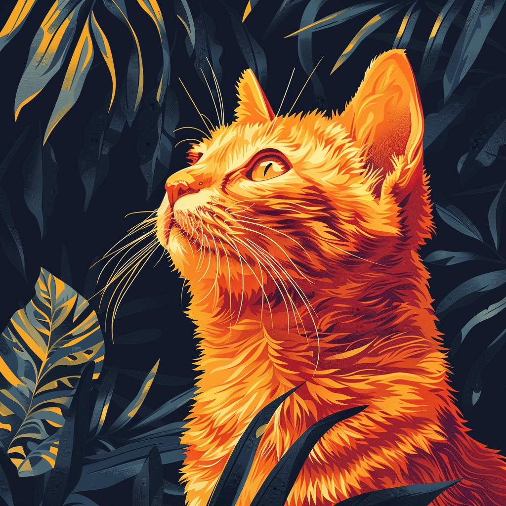 Web page with cat