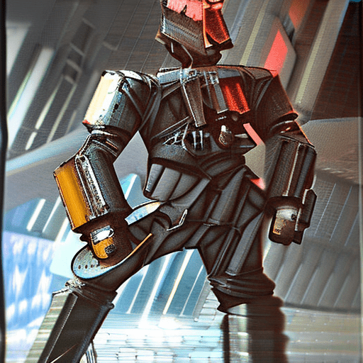 Painting style, urbanpunk, low angle shot, a cybernetic samurai optimus prime in a post-apocalyptic setting, attacking me, body dynamic epic action pose, bladerunner city street ruined background with relfections in puddles, highly detailed, hyper-realistic masterpiece, dramatic cinematic lighting, tons of flying debris around him, epic and dynamic composition, intricate details, modifier=carnagestyle, color=blood_red, intensity=1. 6
