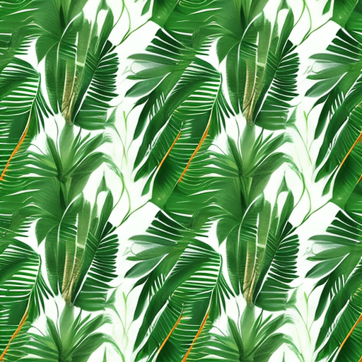 Diseño veraniego para toalla de playa. Verde con palmeras