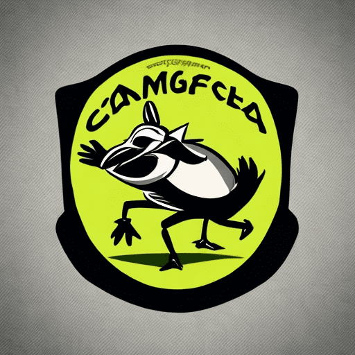 Logo para camiseta, un cangrejo haciendo deporte, pesas. Logo de la decada de los ochenta, estilo cartoon, caricaturesco
