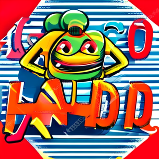 Logo para camiseta de un cangrejo haciendo deporte, pesas. Estilo ochentero, colorido, cartoon