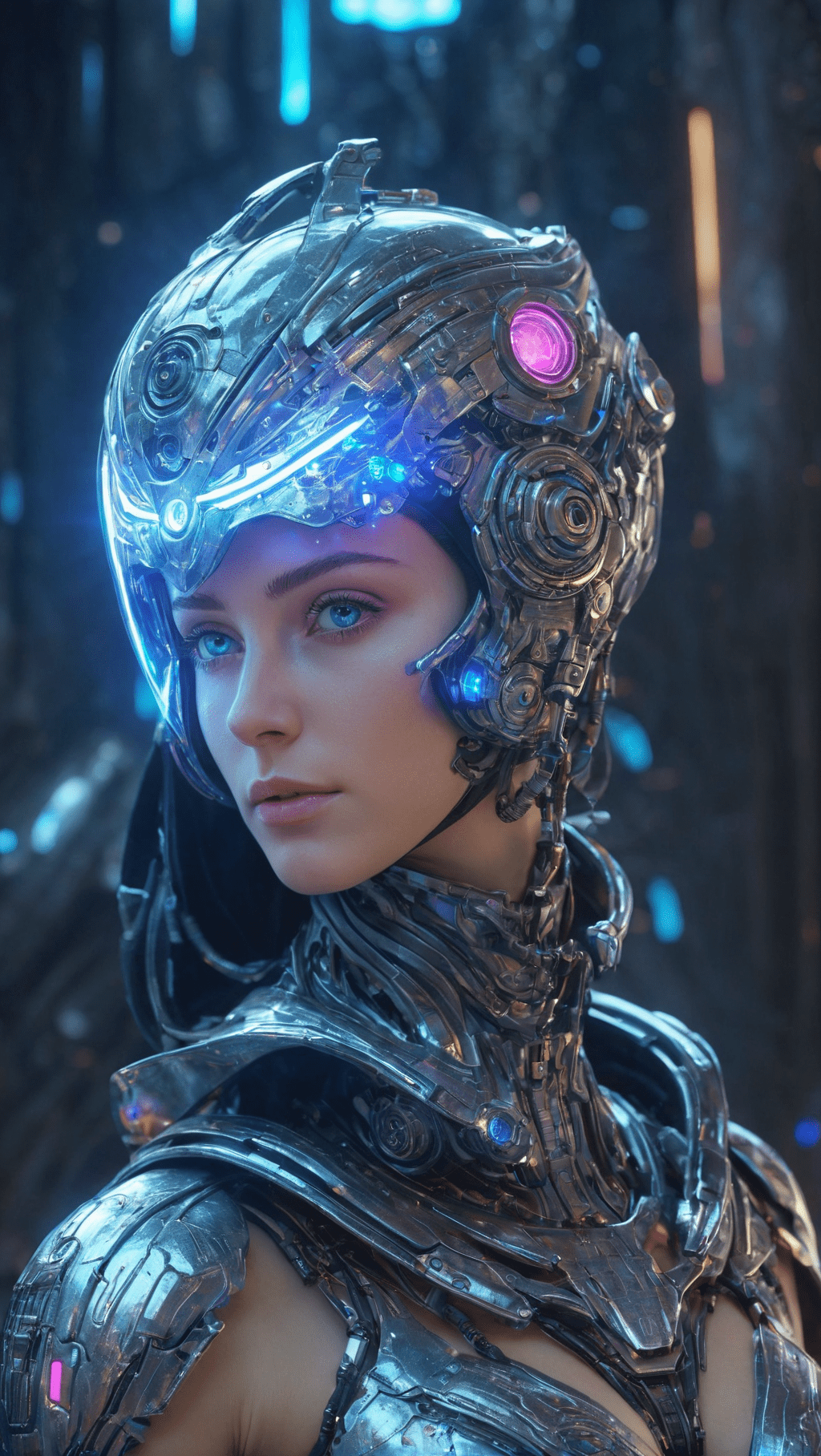 Full body, small (ultra-detailed cyborg in a spaceship) highly detailed incorporeal fairy made of silvery light, bokeh pollen specs multicolored magic particles in the air background by moebius, perfectly lifelike beautiful face, detailed pretty eyes, glossy lips, pastels bloom lighting detail, beautiful rendering by fromsoftware artwork, elden ring aesthetic, boos stage battle, ray tracing beams, extremely smooth blending, highly detailed, 8k sharp focus
