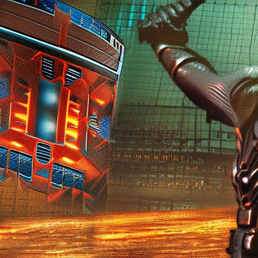 Cinematic film still ultra detailed, realistic, real picture, intricate details, cyber predator in the year 2099, complete body, in a post-apocalyptic background
