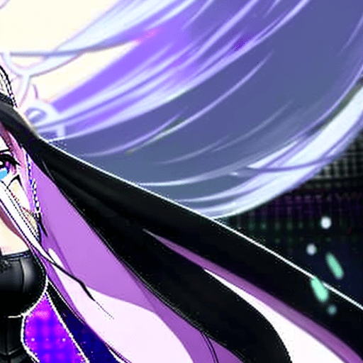 Satella from rezero silver haired tall girl, purple eyes, black gown, black veil covering her head and forehead, shadows in the background