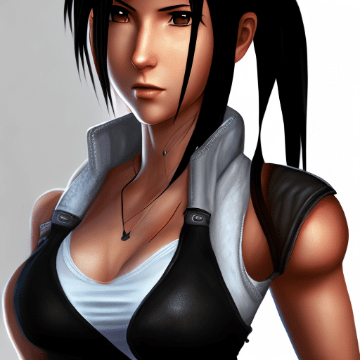 Tifa lockhart, hd, detailed, digital art
