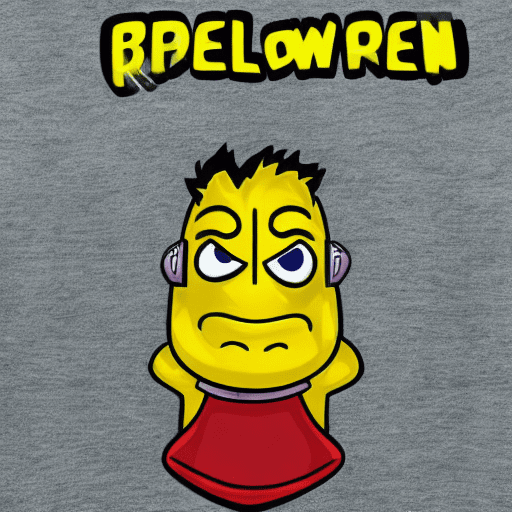 A yelllow superhero with beam eyes