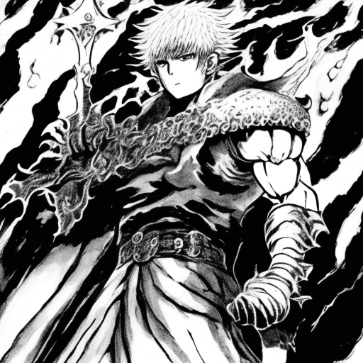 Berserk anime sacrifice griffith and god hand manga style