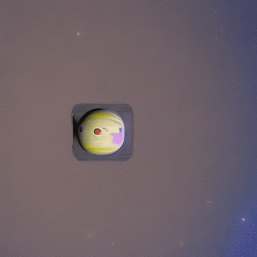 A small spacecraft toward a universe full of stars, galaxies, and colorful planets. The desert is vast and blue light, and the sky is black and purple, pink, and colorful , and cinematic
