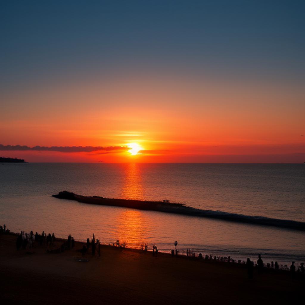 Background, sunset by @sn7o88nh by @ai_generated