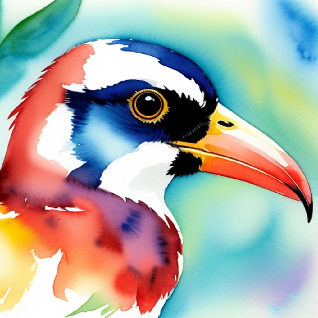 Pattern d'un oiseau tenant by @ai_generated