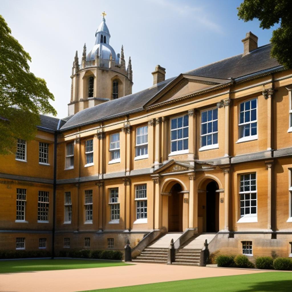 Background, oxford school by by @ai_generated