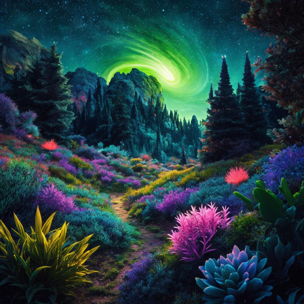 An other worldly landscape by @ai_generated