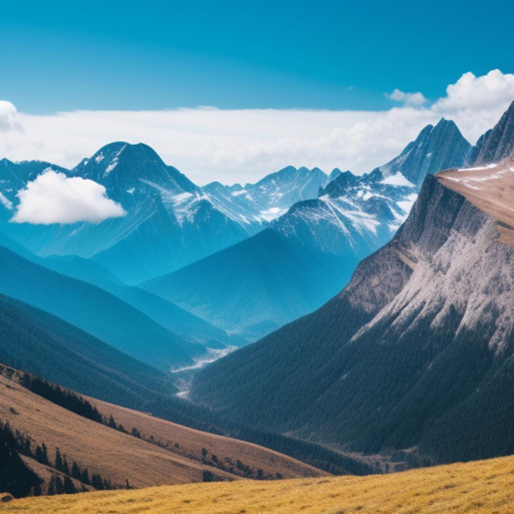 Background, mountains by @7qg0tluj by @ai_generated