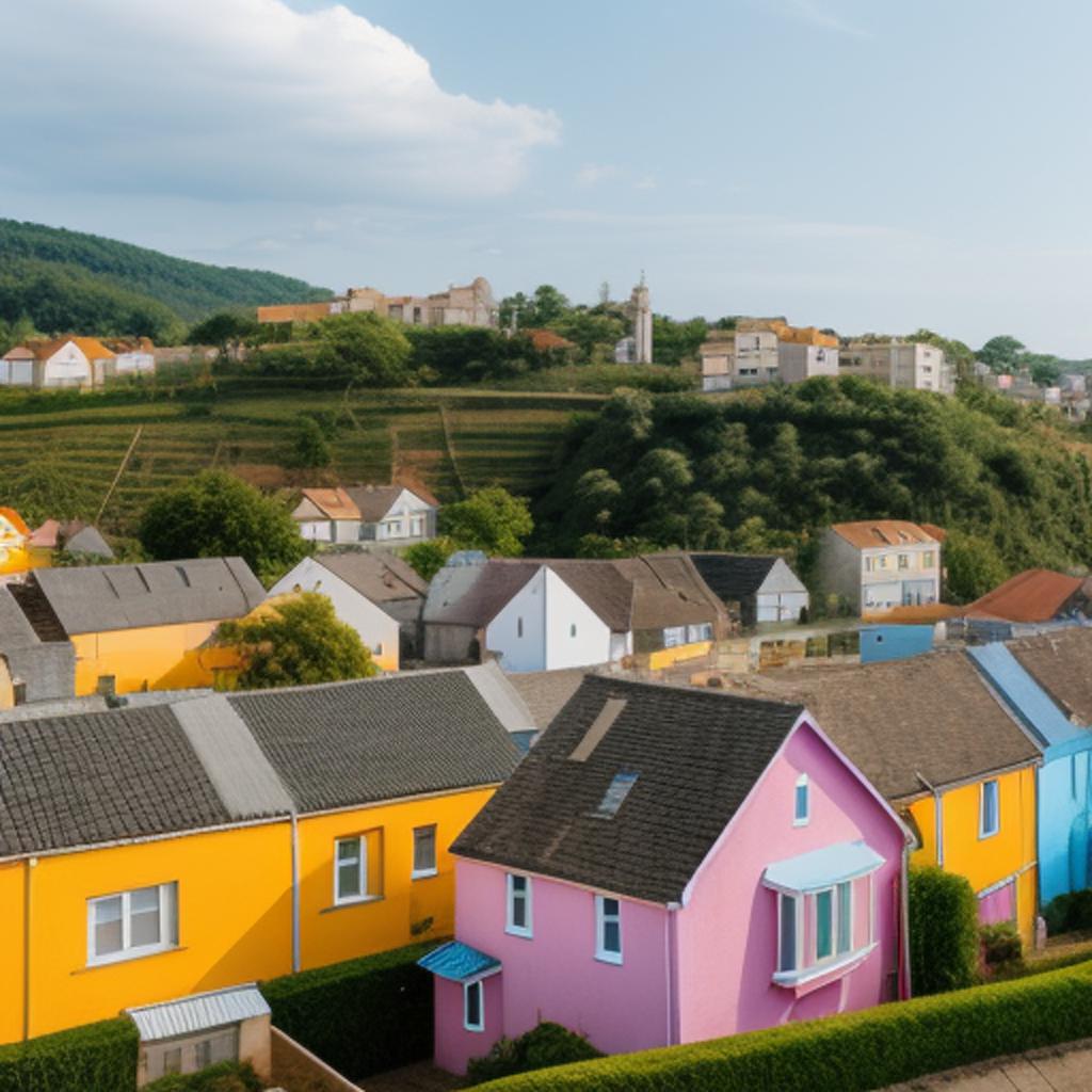 Background, houses by @rp7vxtmw by @ai_generated