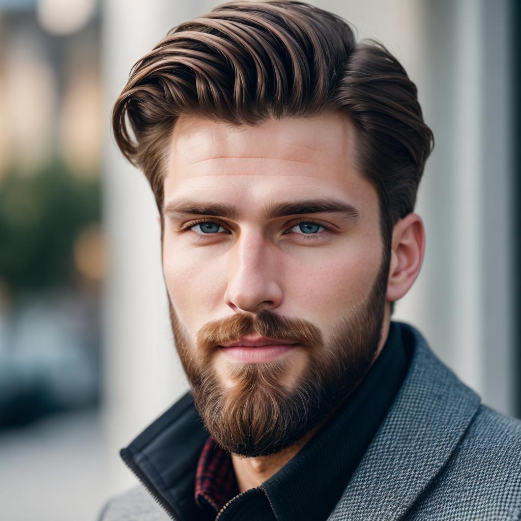A handsome caucasian man by @ai_generated
